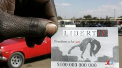 Zimbabwe - 100miliardová bankovka