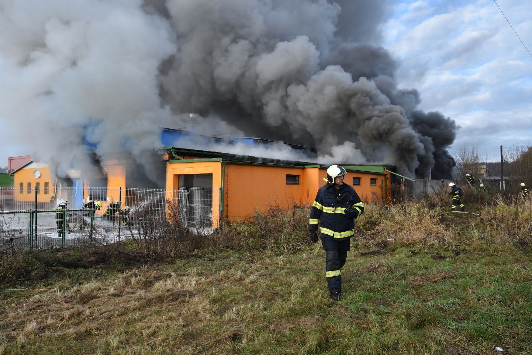 Požár turnovská továrna