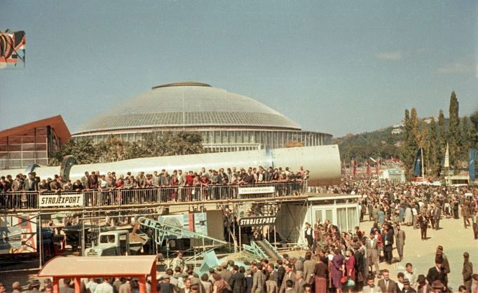 Brněnské výstaviště v roce 1958