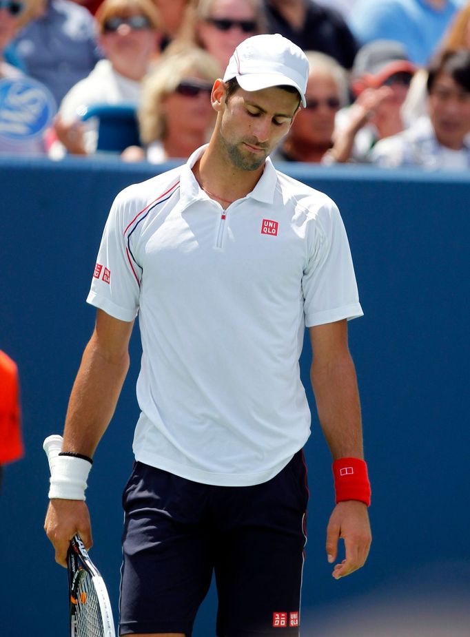 Srb Novak Djokovič na tenisovém turnaji v Cincinnati