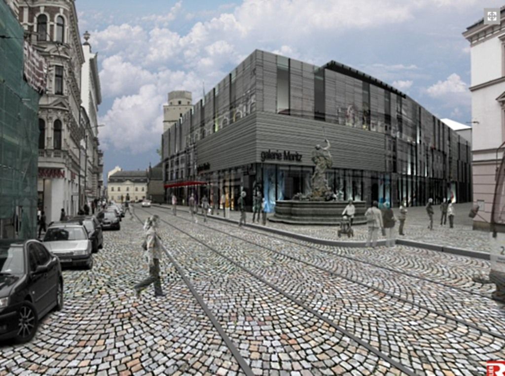 Projekty staveb - Galerie Moritz Olomouc