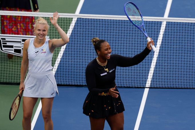 Kateřina Siniaková a Taylor Townsendová ve čtvrtfinále čtyřhry US Open 2025