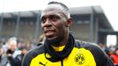 Usain Bolt trénuje s fotbalisty Borussie Dortmund.