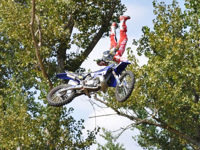 Trénink FMX v Benešově: Libor Podmol