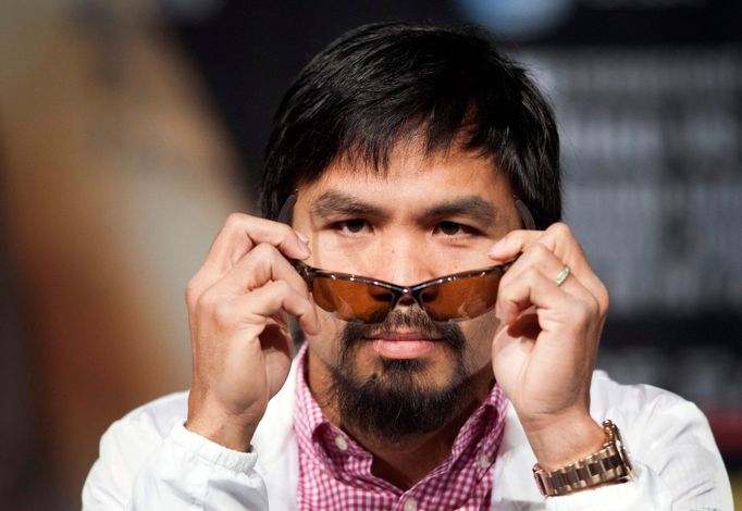 Před boxerskou show Manny Pacquiao - Timothy Bradley