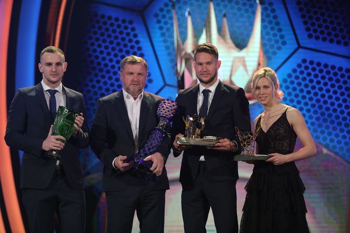 David Lischa, Pavel Vrba, Tomáš Vaclík a Kateřina Svitková.