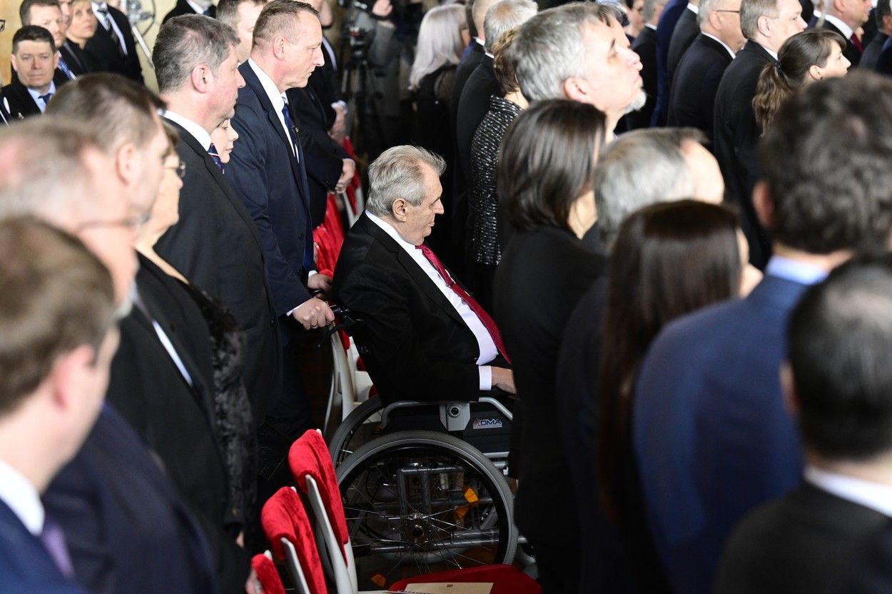 Miloš Zeman, Petr Pavel, prezident, slavnostní slib, inaugurace, Pražský hrad, Domácí