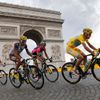 Vincenzo Nibali na poslední etapě Tour de France 2014