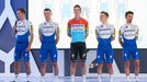 Opory DQT: zleva Štybar, Lampaert, Bob Jungels, Evenepoel a Alaphilippe.