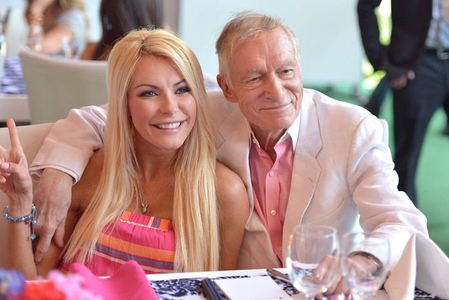 Hugh Hefner a Crystal Harrisová