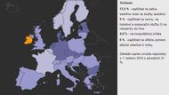 Vůbec nejvíce snížených sazeb v Evropě využívá Irsko.