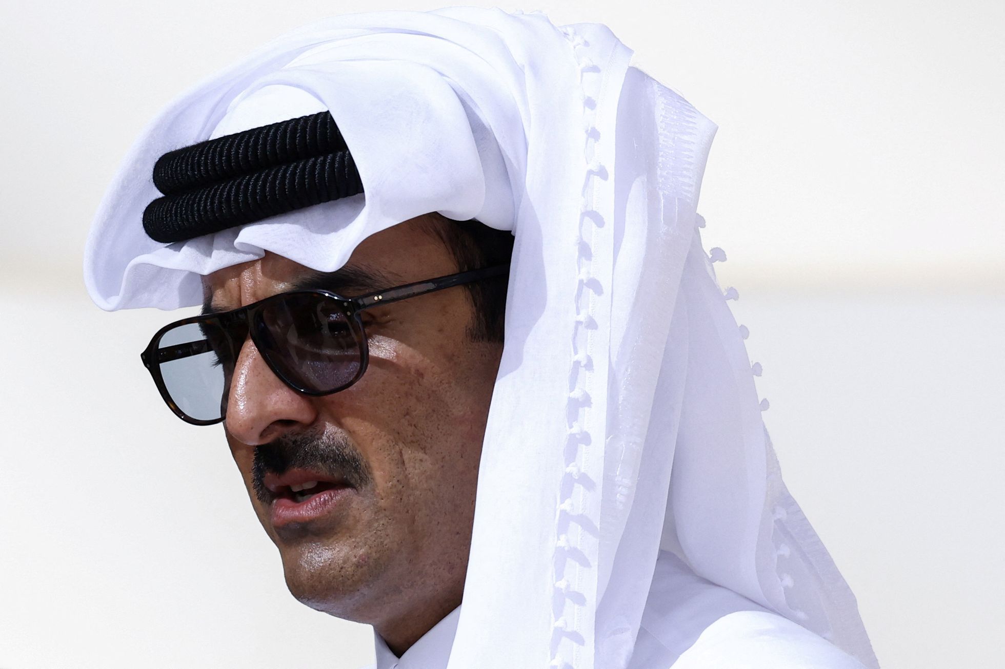 Katarský emír Tamím bin Hamád Sání.