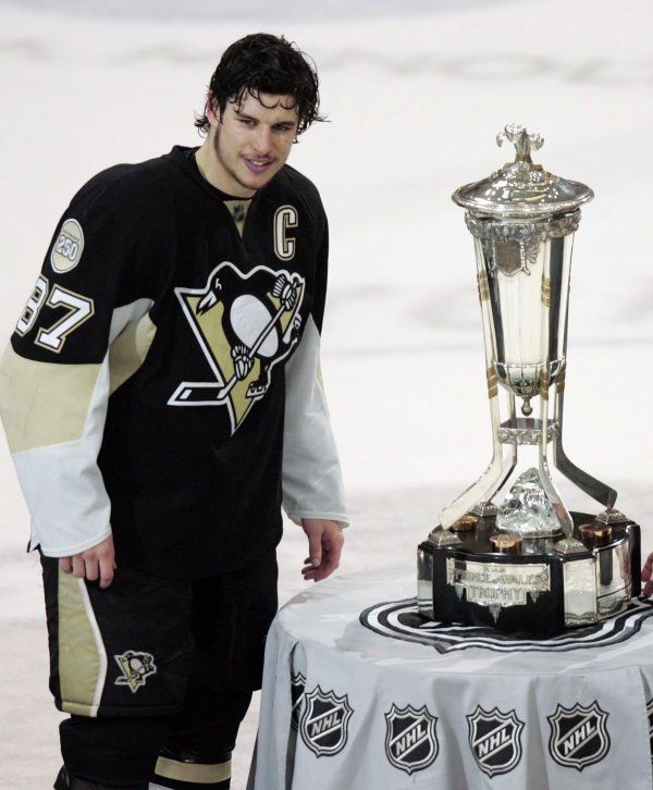 Sidney Crosby s trofejí