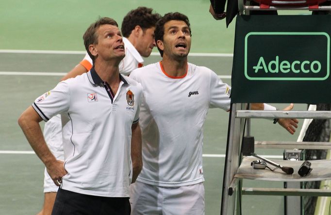 Česko- Nizozemsko, čtyřhra: Jan Siemerink a Robin Haase