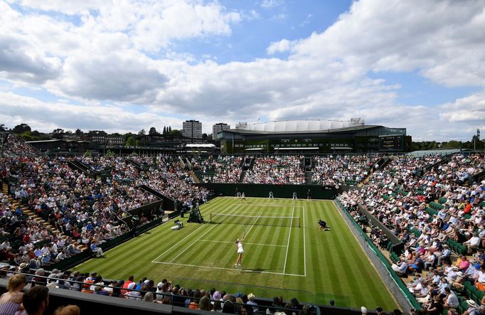 Druhý den na Wimbledonu.