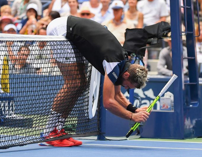 Nejlepší fotky US Open 2018: Benoit Paire