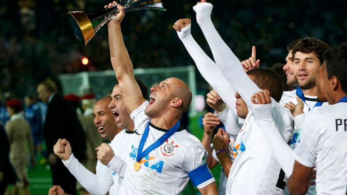 Takhle slavilo Corinthians vítězství na MS klubů.