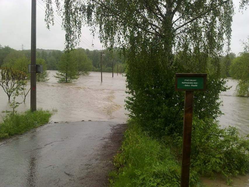 Povodně - Věřňovice - 2010