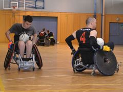 Aktivity Kemp pomohl stmelit jádro nově vznikajícího českobudějovického týmu ragbistů na vozíku.