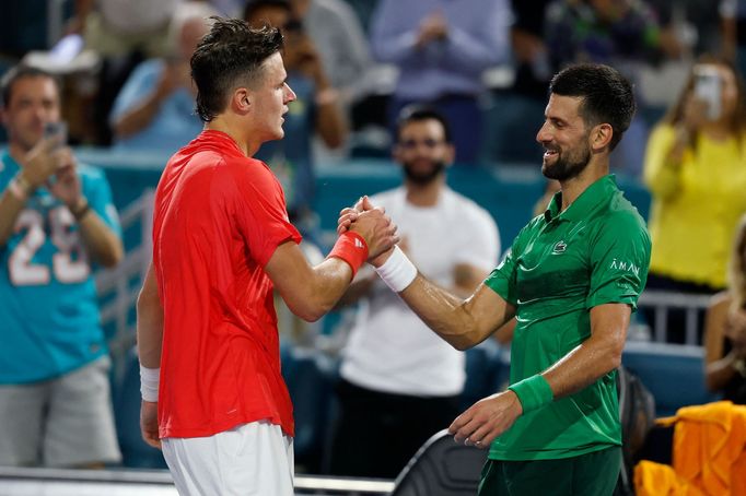 Jakub Menšík - Novak Djokovič, finále Miami 2025