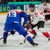 František Gajdoš a Michael Carcone v zápase Slovensko - Kanada na MS 2023