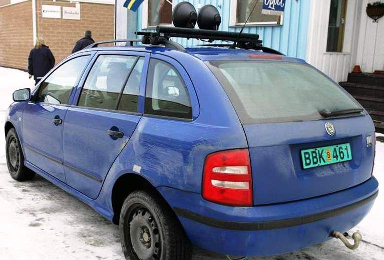 Špionážní foto Škoda