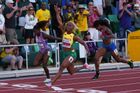 Vrcholem nedělního programu na atletickém šampionátu bylo finále sprinterek. To ovládla Jamajčanka Shelly-Ann Fraserová-Pryceová.