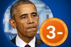 Velké vysvědčení Obamovi: Prospěl s odřenýma ušima, do penze jde s tím, že jeho politika nepřežije
