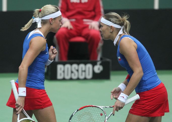 Fed Cup, Česko - Austrálie : Andrea Hlaváčková a Lucie Hradecká