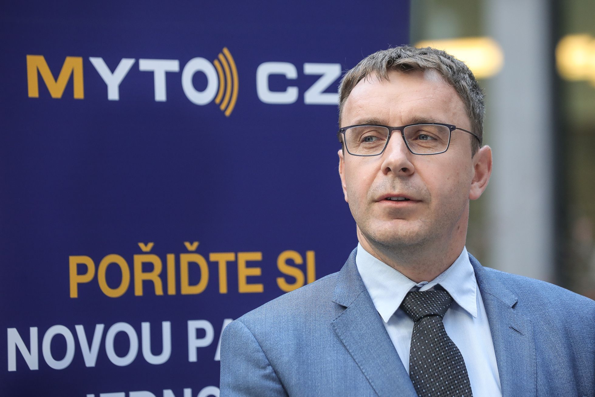 Ministr dopravy Vladimír Kremlík, briefing Czech Toll a Hospodářská komora - mýto, mýtné