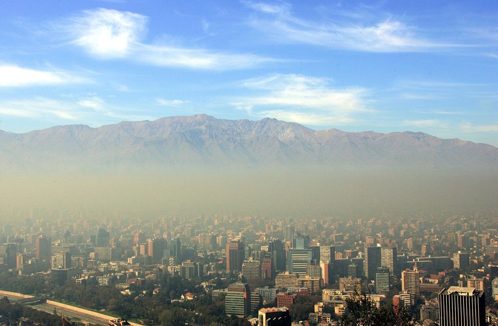 Foto: Podívejte se, jak smog zahaluje život ve městech - Chile