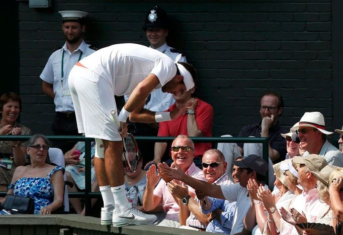 Djokovič vs. Del Potro, semifinále Wimbledonu 2013.