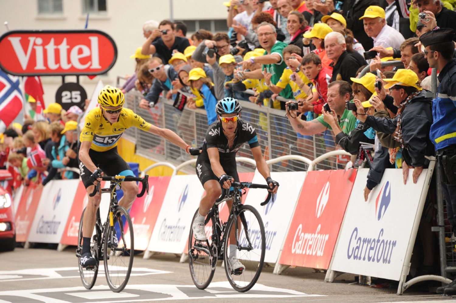 Tour de France 2013 - Alpe d´Huez: Froome a Porte