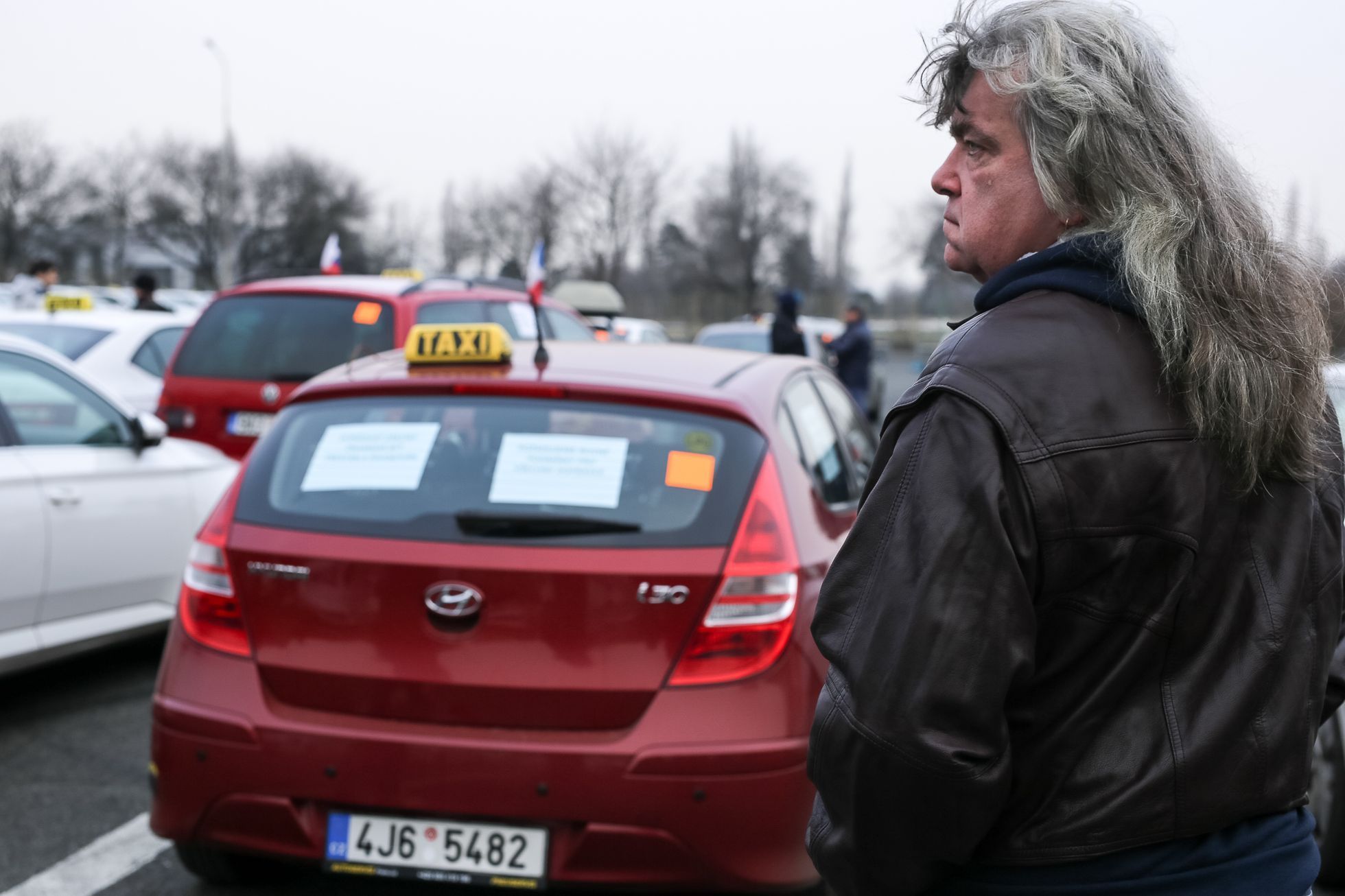 Taxi protest 8.2. 2018