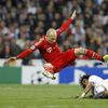Arjen Robben v utkání Ligy mistrů Real - Bayern