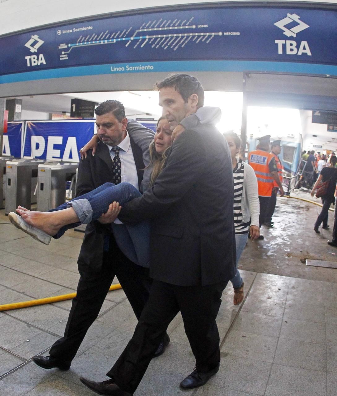 Tragická nehoda vlaku v Buenos Aires