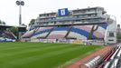 Opravená tribuna v Olomouci (Andrův stadion)