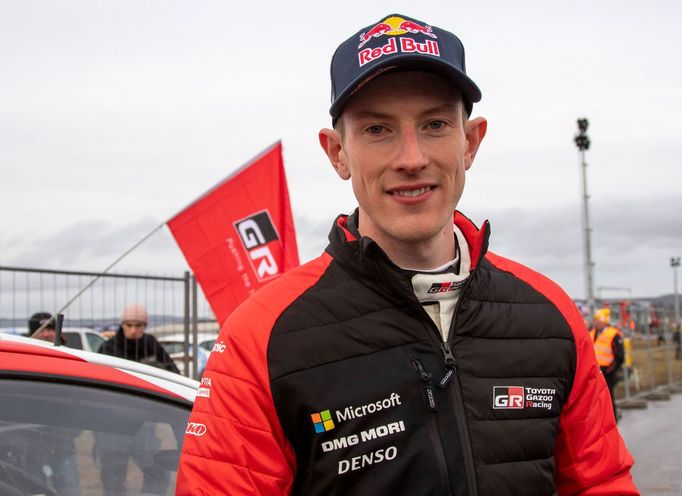 Elfyn Evans během Švédské rallye 2020