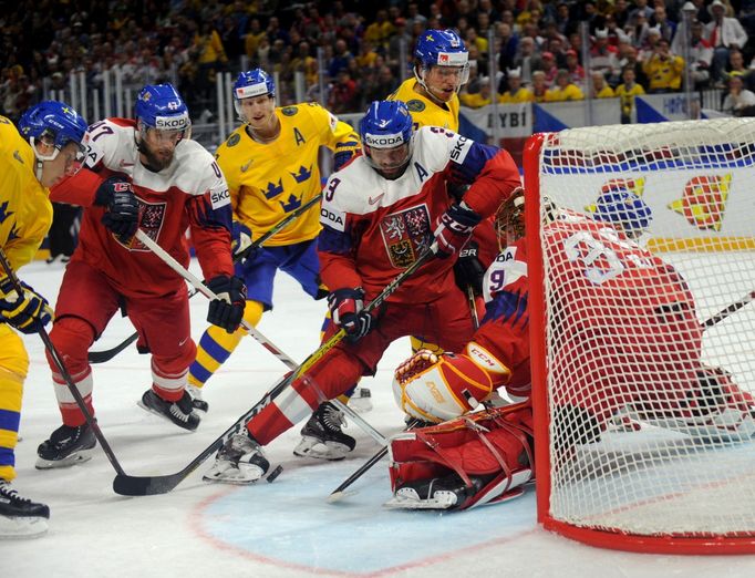 MS 2018, Česko-Švédsko: Radko Gudas (3) a David Rittich