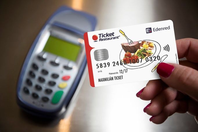 Elektronická stravenky Ticket Restaurant společnosti Edenred