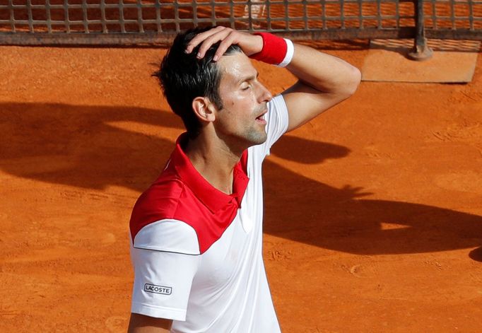 Novak Djokovič na turnaji v Monte Carlu