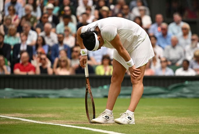 Uns Džábirová před finále Wimbledonu 2023