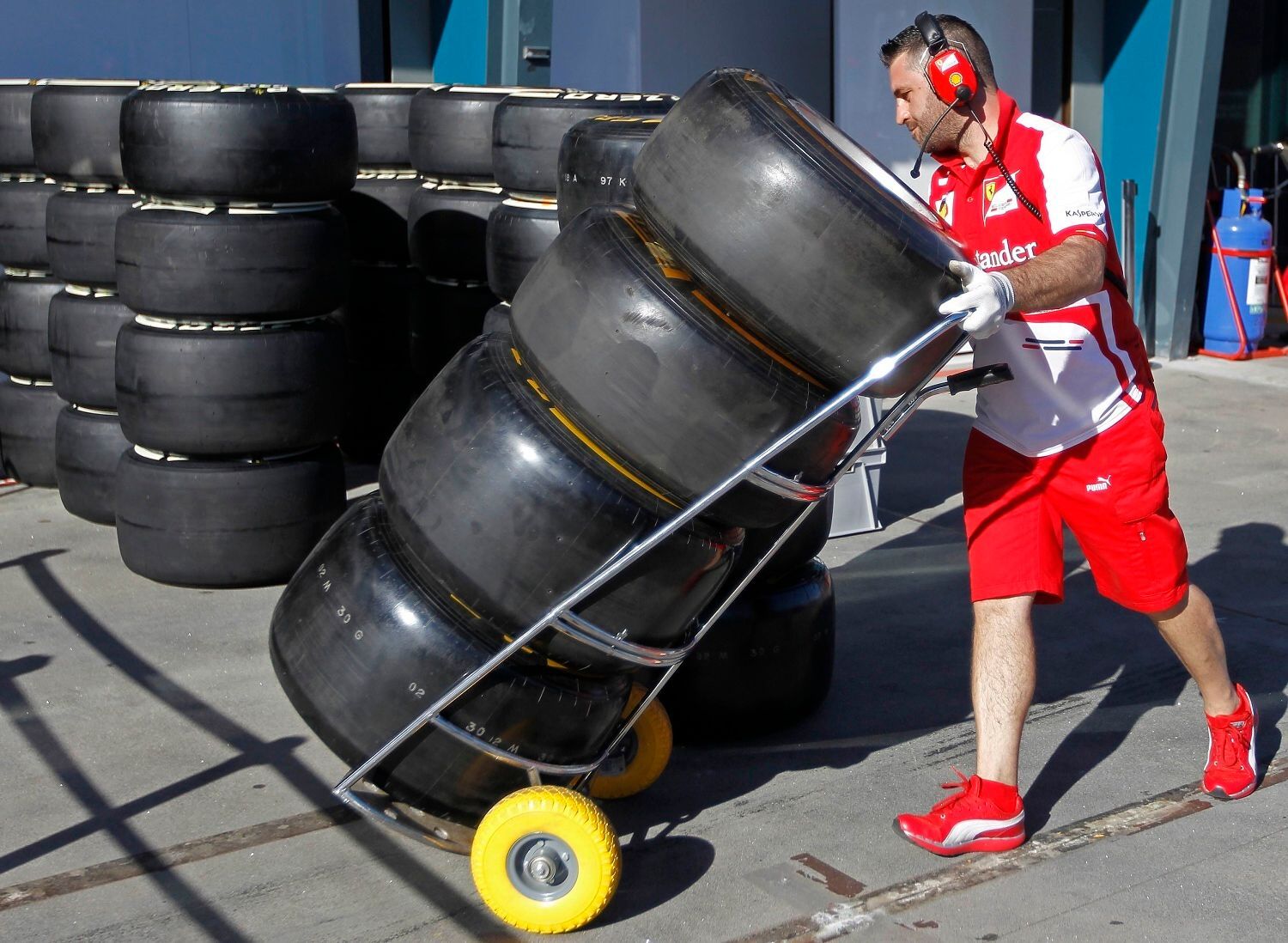 Formule 1: Ferrari, mechanik, pneumatiky