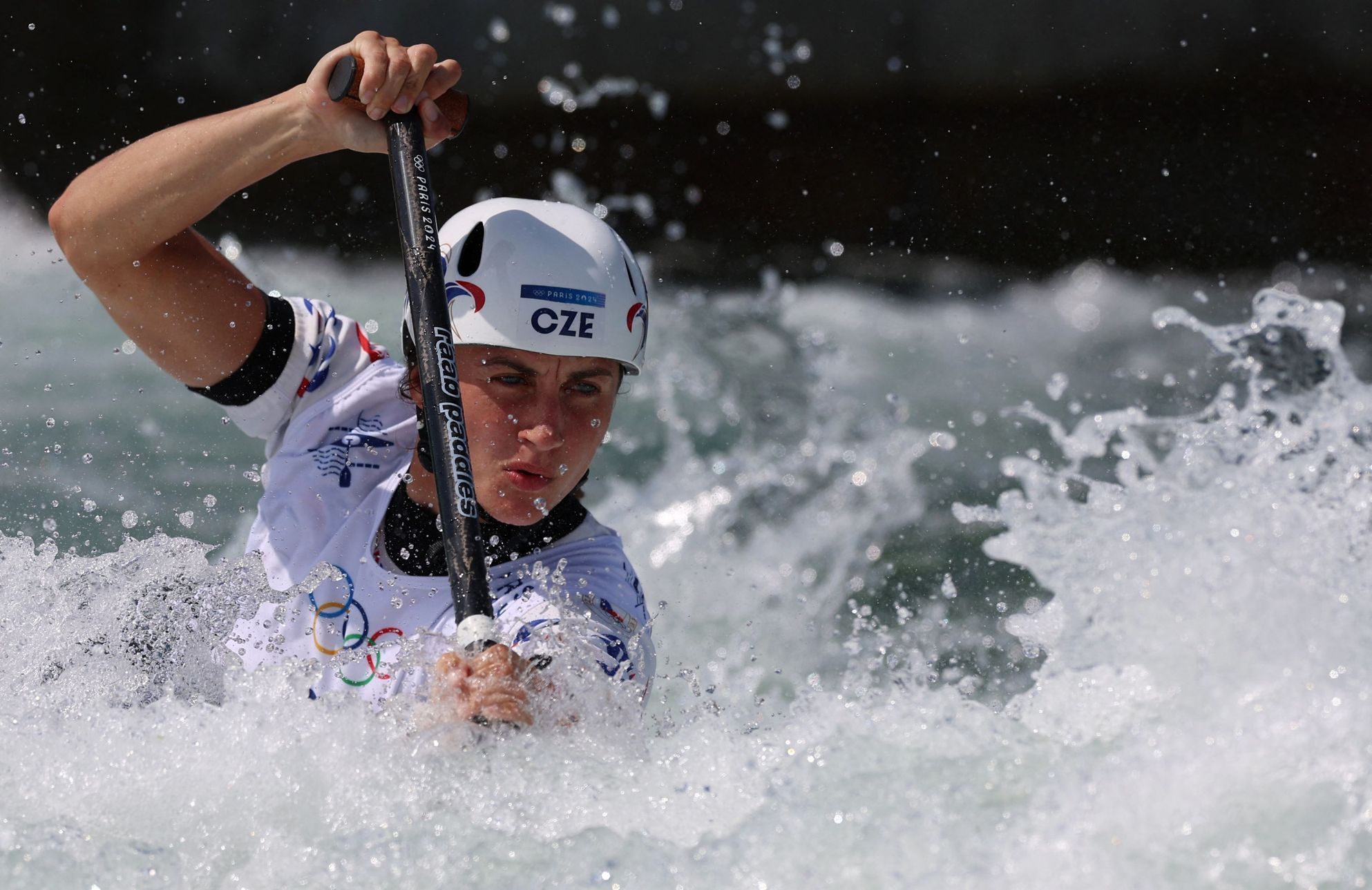 Vodní slalomářka Gabriela Satková na OH 2024 v Paříži