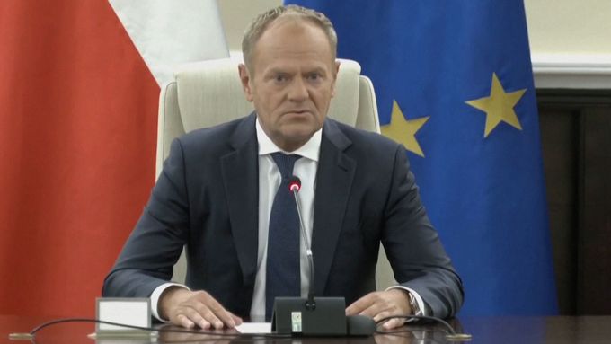 Premiér Donald Tusk.
