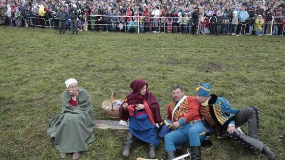 Foto: Napoleon po 200 letech znovu válčil u Borodina