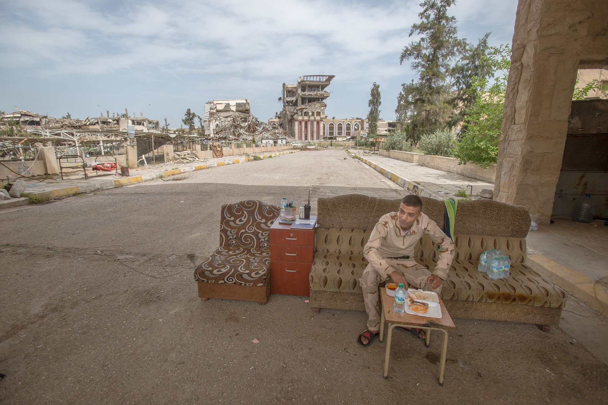 Východní Mosul po osvobození iráckou amrádou od Islámského státu, Irák
