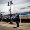 Joe Biden - Amtrak, vlak, nádraží