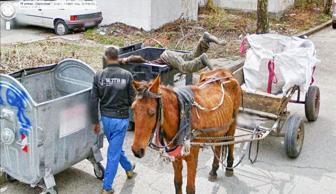 Reprofoto (výřez) z mapovací 3D služby Google Street View, kterou provozuje již 15 let americká společnost Google LLC.