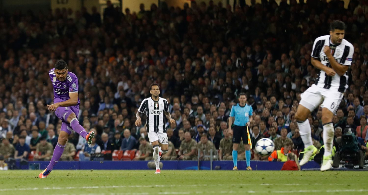 Finále LM, Real-Juventus: Casemiro, gól na 2:1